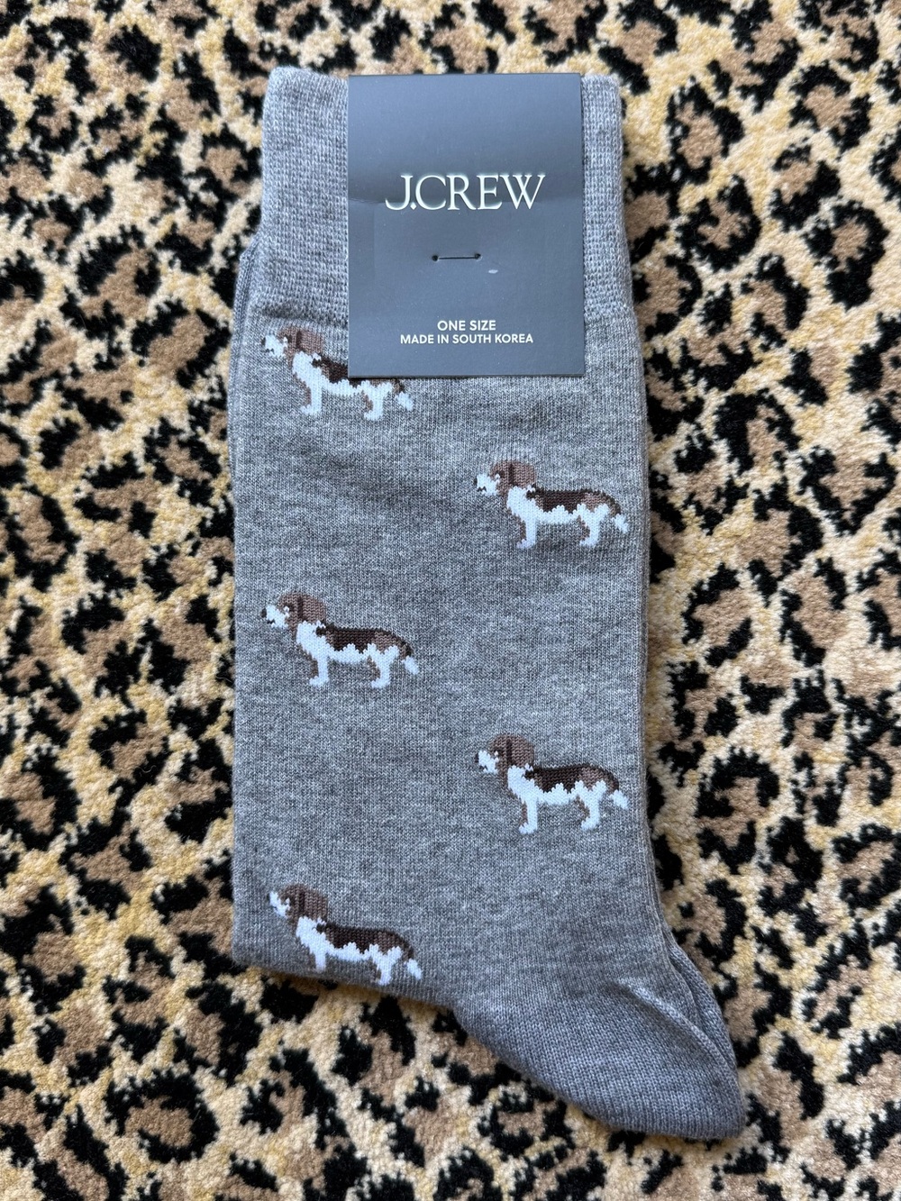 J. Crew beagle socks (NWT)